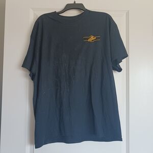 Gildan Navy Graphic Tee